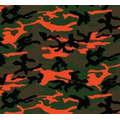 Standard Neon Orange Camo Bandanna